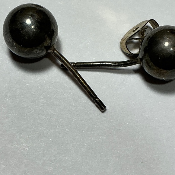 Sterling Silver Ball Style Stud Earrings - Picture 5 of 5